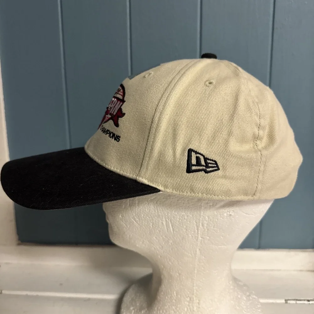NJ‎ NEW JERSEY DEVILS 2001 EASTERN CONFERENCE CHAMPIONS HAT CAP RARE VINTAGE NHL